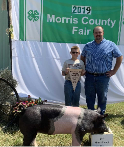 Grand Champion Breeding Gilt - Isaiah Thibodeaux